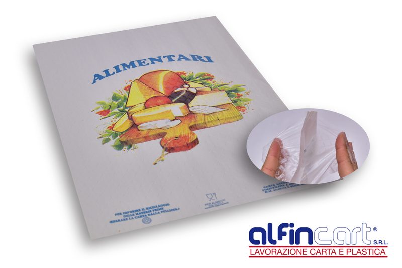 Papier triple alimentaire pour emballer les produits gras.